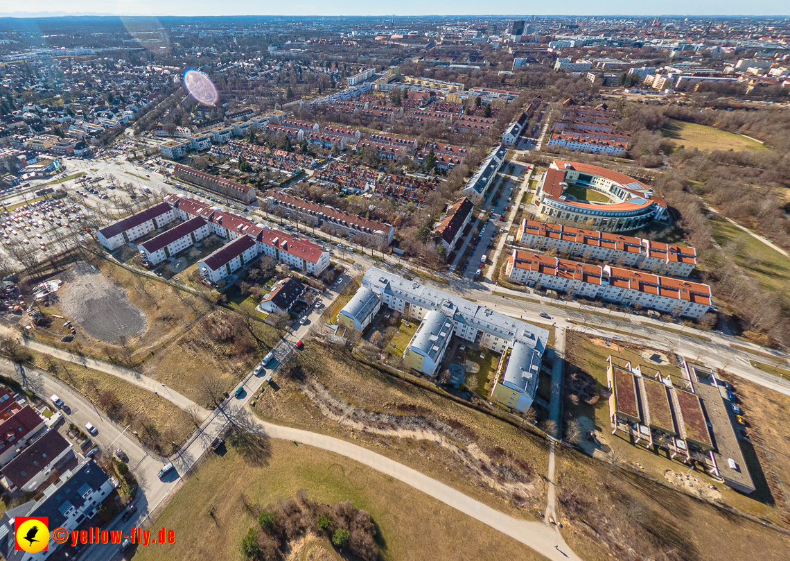 20.02.2023 - der Hachinger Bach zwischen Berg am Laim und Neuperlach